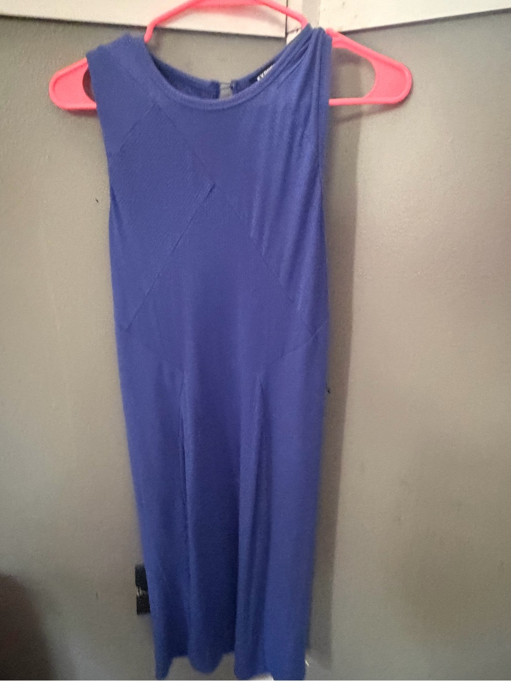 Express Royal Blue Sleeveless Midi Dress